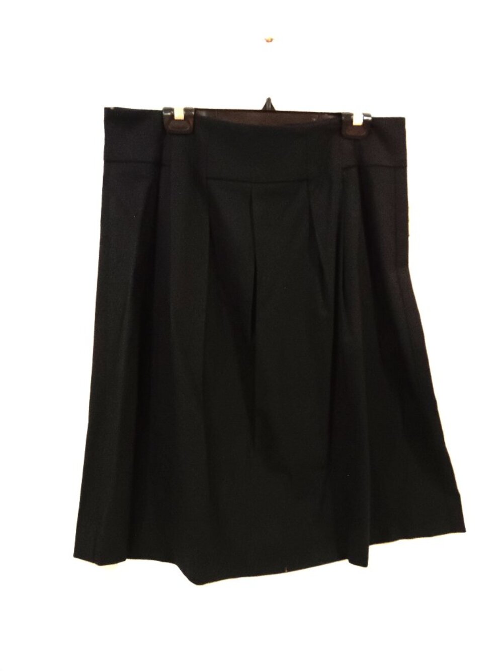 Skirt Size 14 (L) Black Color Pleated Midi NWT